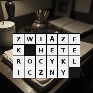 Hasło krzyżówkowe związek należący do grupy pierścieniowych związków chemicznych w których co najmniej jeden układ cykliczny zawiera jeden lub więcej atomów pierwiastków innych niż węgiel - związek heterocykliczny – rozwiązanie, synonimy, podpowiedzi i definicje krzyżówkowe